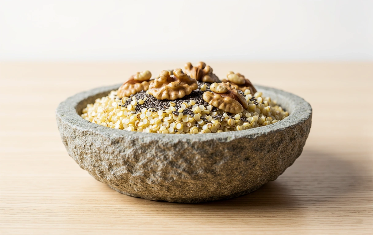 Grasas saludables y granos